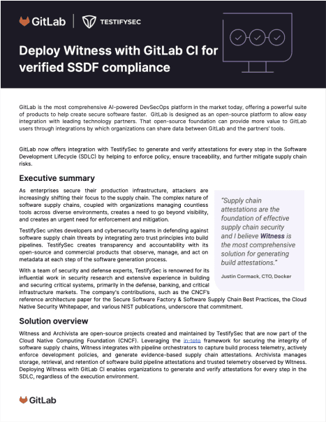 Solution Brief Screenshot