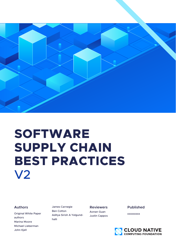 First page of Software Supply Chain Best Practices v2